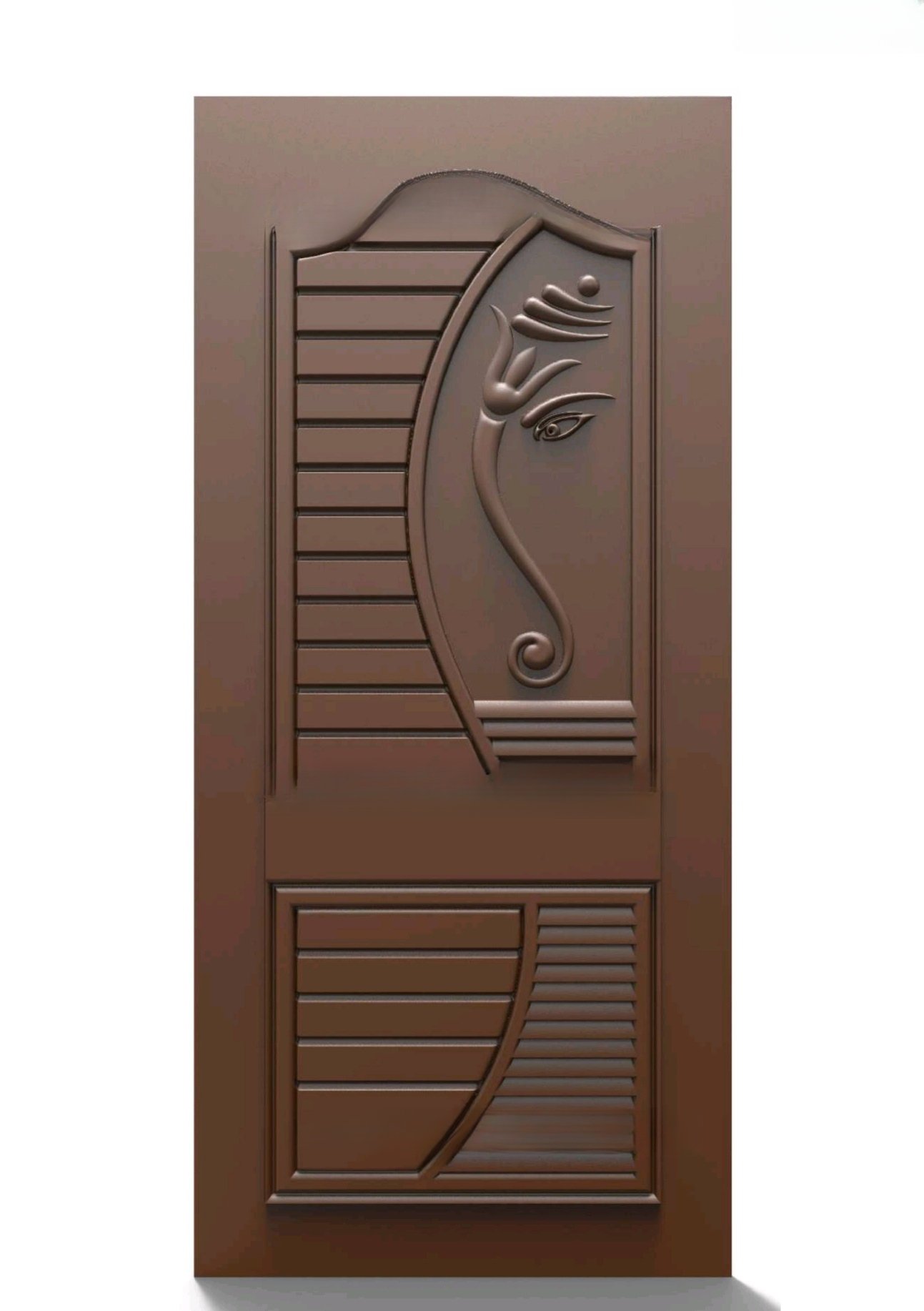 GSK DIMOND DOORS - PAGE-19 Lord Ganesha Divine Carved Temple Door 3D Model